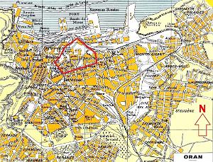 aSI- 15c- Plan d' Oran 1950
